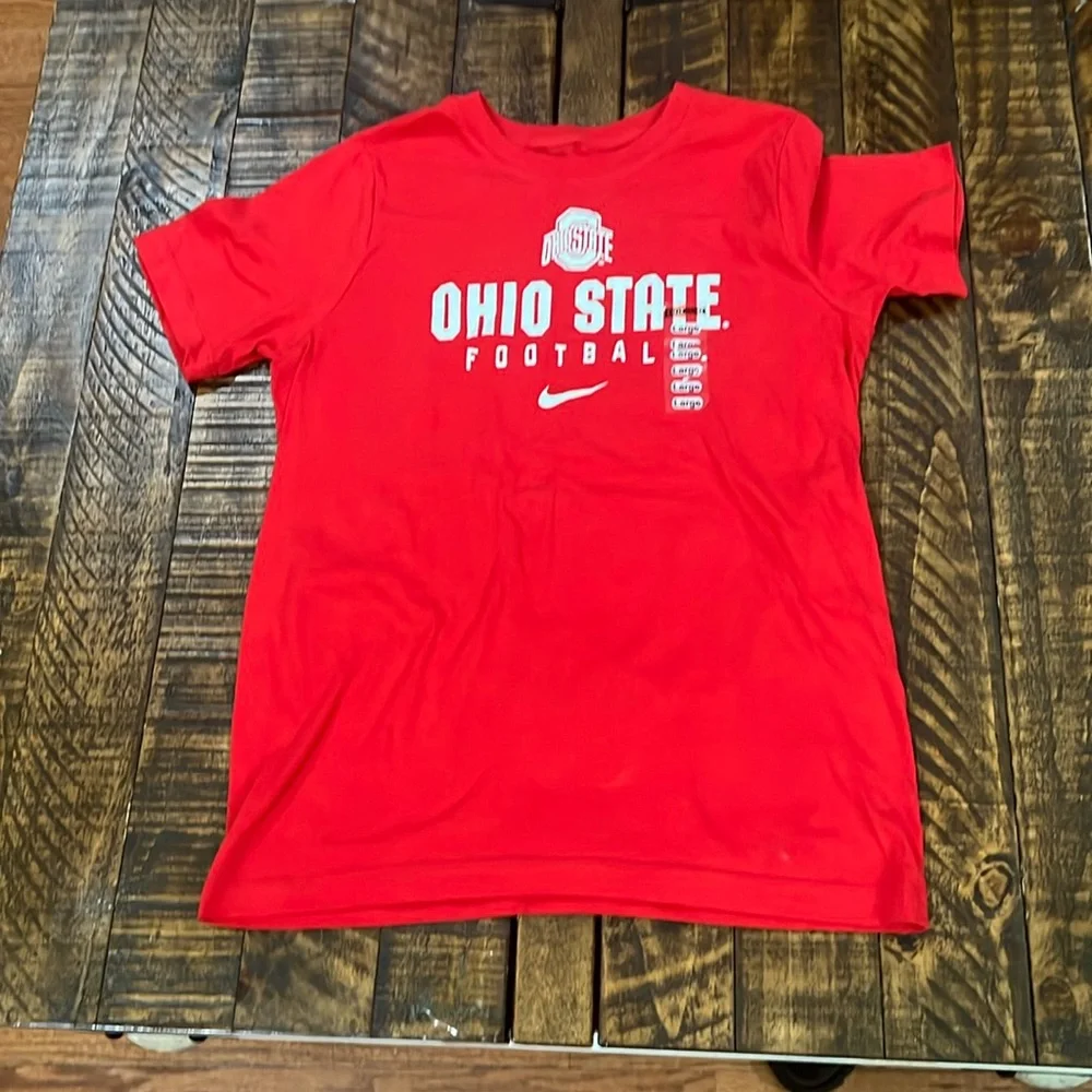 Nike Red Short Sleeve Ohio State Tee kid large